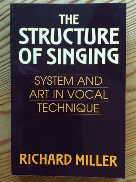 richard miller vocal therapy